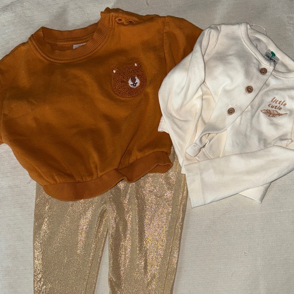 Bear Sweatshirt Baby Outfit